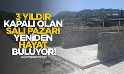 3 Yıldır Kapalı Olan Salı Pazarı Yeniden Hayat Buluyor