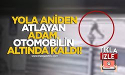 Yola Aniden Atlayan Adam, Otomobilin Altında Kaldı!