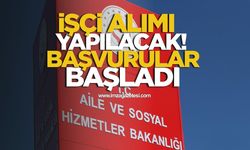 Aile ve Sosyal Hizmetler Bakanlığı'ndan İşçi Alımı! Başvurular Başladı!