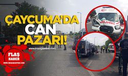 Çaycuma’da Can Pazarı! Ambulansla Pikap Çarpıştı!