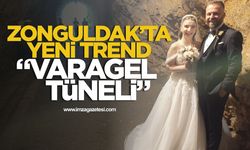 Zonguldak'ta Yeni Trend! Düğün Çekimlerinde Varagel Tüneli...