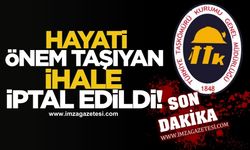 TTK’da hayati önem taşıyan ihale iptal edildi!