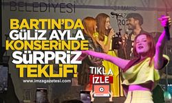 Bartın’da Güliz Ayla konserine sürpriz teklif damga vurdu!