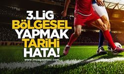 3.Lig’i bölgesel yapmak tarihi hata olur!