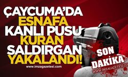 Çaycuma'da Esnafa Kanlı Pusu Kuran Saldırgan Yakalandı!