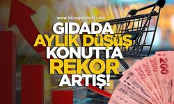 Gıdada Aylık Düşüş, Konutta Rekor Artış!