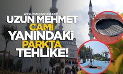 Uzun Mehmet Camii Yanındaki Parkta Tehlike!