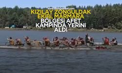 Kızılay Zonguldak Ekibi, Marmara Bölgesi Afet Kampında Yerini Aldı