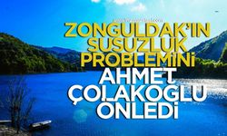 Zonguldak'ın susuz kalmasına Ahmet Çolakoğlu önledi