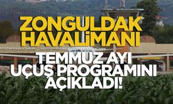 Zonguldak Havalimanı'nın Temmuz ayı uçuş programı belli oldu