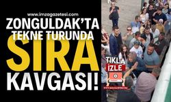 Zonguldak Tekne Turunda Sıra Kavgası! | Zonguldak haber