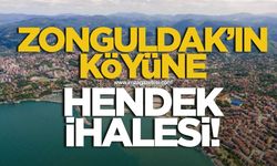 Zonguldak’ın köyüne hendek ihalesi!