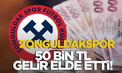 Zonguldakspor 1 günde 50 bin TL gelir elde etti