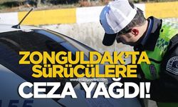Zonguldak'ta sürücülere ceza yağdı