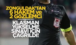 Zonguldak’tan 6 hakem ve 2 gözlemci terfi sınavına girecek