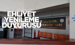 Zonguldak Nüfus ve Vatandaşlık Müdürlüğü'nden Ehliyet Yenileme Duyurusu