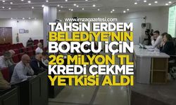 Erdem, Zonguldak Belediyesi'nin Elektrik Borcu İçin 26 Milyon TL Kredi Çekme Yetkisi Aldı
