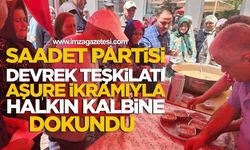 Saadet Partisi Devrek Teşkilatı Aşure İkramıyla Halkın Kalbine Dokundu
