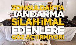 Zonguldak’ta jandarma silah imal edenlere göz açtırmıyor!