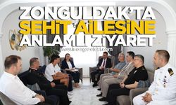 Zonguldak’ta Şehit Ailesine Anlamlı Ziyaret
