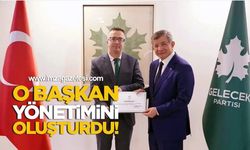 O başkan yönetimini oluşturdu!