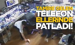 Tamire Gelen Telefon Ellerinde Patladı!