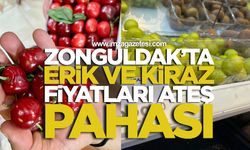 Zonguldak’ta kiraz ve eriğin fiyatı cepleri alev alev yakıyor!