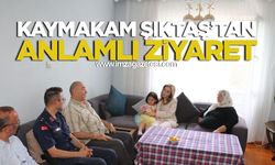 Kaymakam Şıktaş’tan anlamlı ziyaret: “Devletimiz her daim yanımızda”
