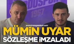 Mümin Uyar sözleşme imzaladı