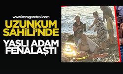 Zonguldak Uzunkum Sahili’nde Yaşlı Adam Fenalaştı: Hastaneye Kaldırıldı