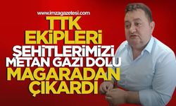 TTK Ekipleri Şehitlerimizi Metan Gazı Dolu Mağaradan Çıkardı!