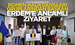 Romen Halk Dansları Gruplarından Başkan Erdem'e Anlamlı Ziyaret