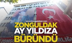 Zonguldak Ay Yıldıza Büründü