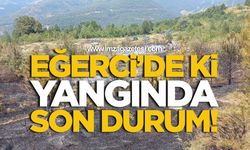 Eğerci’de ki yangında son durum!