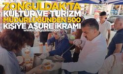 Kültür ve Turizm Müdürlüğü Tarafından 500 Kişiye Aşure İkram Edildi