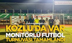 Kozlu'da Var Monitörlü Futbol Turnuvası Tamamlandı