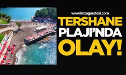 Tersane Plajı'nda Olay!