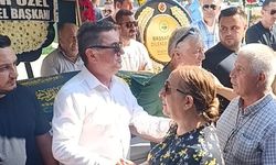 Başkan Erdem, acı gününde yalnız bırakılmadı...