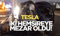 Alev alan teslanın içinde bulunan 2 hemşire yanarak hayatını kaybetti