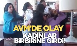 AVM'de olay! Kadınlar birbirine girdi