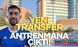 Zonguldakspor’un yeni forveti antrenmana çıktı