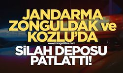 Jandarma Zonguldak ve Kozlu'da silah deposunu patlattı!