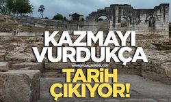 Kazmayı vurdukça tarih çıkıyor