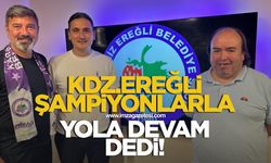 Kdz.Ereğli Belediyespor Gökmen Başoğlu ve Ali Ünlü ile devam dedi