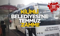 Kilimli Belediyesi halk otobüslerine temmuz zammı!