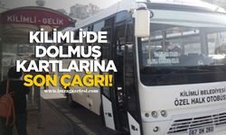 Kilimli'de Dolmuş Kartlarına Son Çağrı!