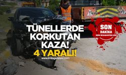 Kilimli Tünellerinde Kaza! 4 Yaralı!