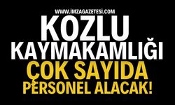 Kozlu Kaymakamlığı Personel Alımı