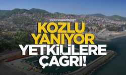 Kozlu yanıyor! Yetkililere çağrı