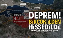 Marmara'da 4.3 Büyüklüğünde Deprem! | Son Dakika